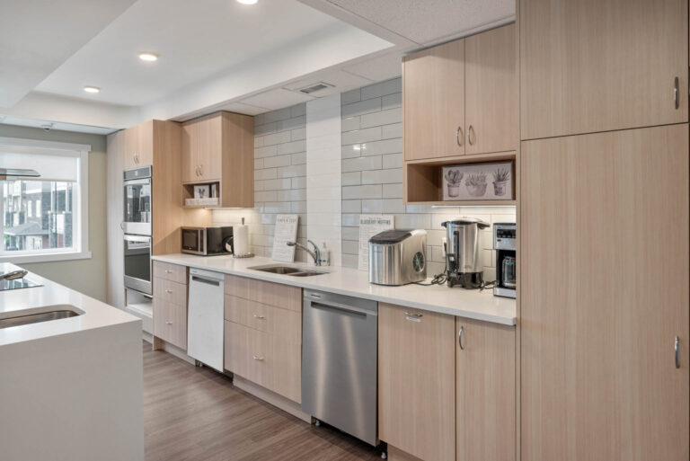 Communal Kitchen at Harmony at Rutherford