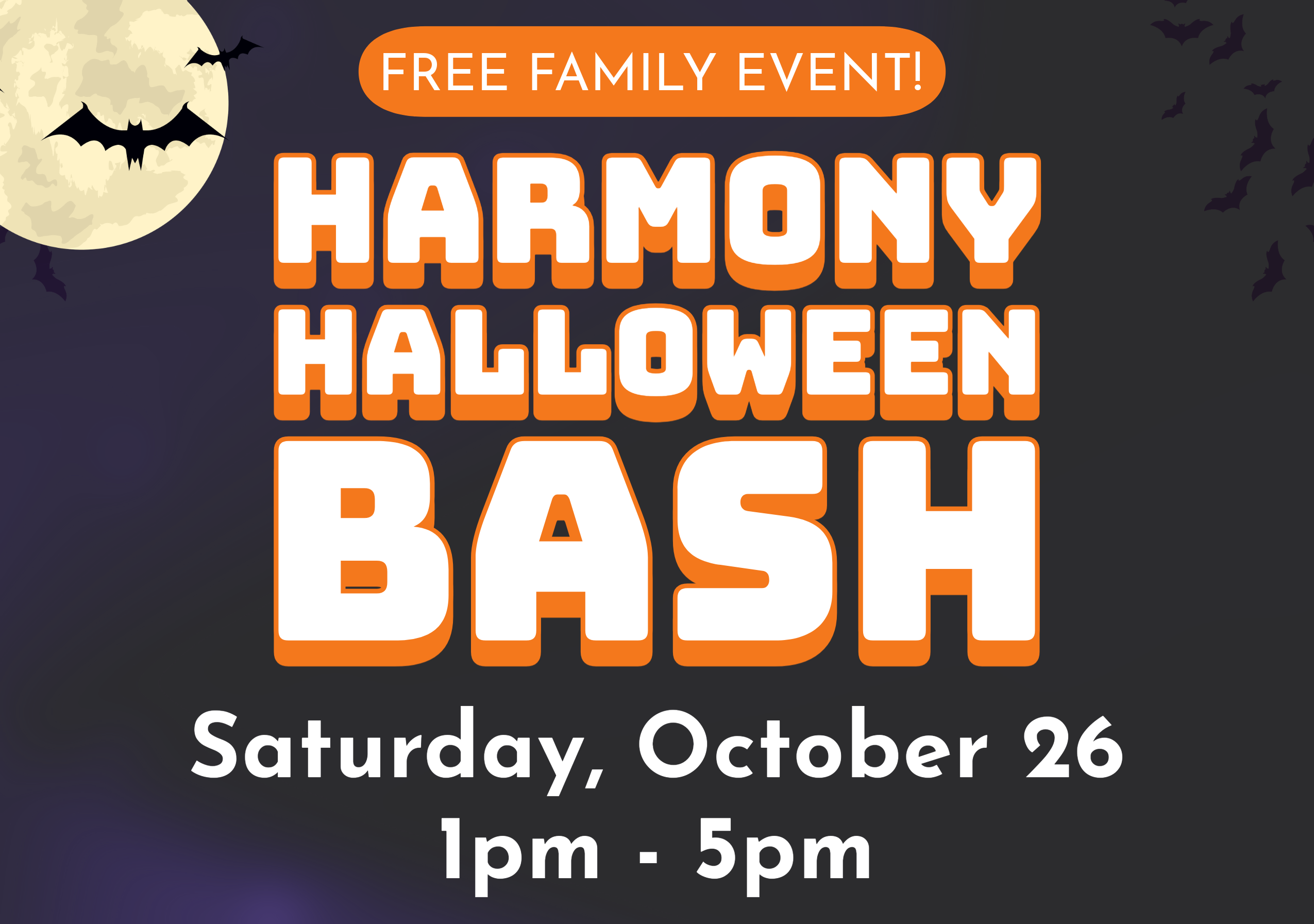 Harmony Halloween Bash October 2024